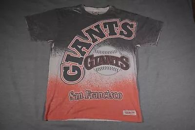 San Francisco Giants Mitchell & Ness All-Over Print Graphic 90s Vintage T-Shirt • $19.99