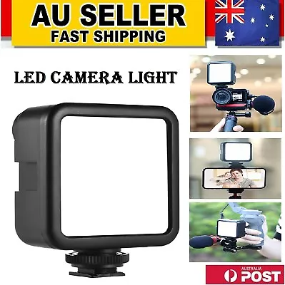 Mini 49 LED Camera Light USB Rechargeable Dimmable Video Light Macro Photography • $27.99