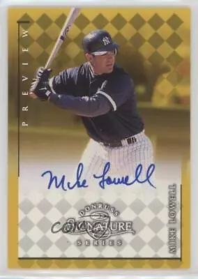 1998 Donruss Signature Series Auto Preview Mike Lowell Rookie Auto RC • $10.59