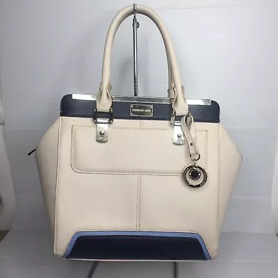 $16.96 • Buy Forever New Tote Womens Handbag Large Zip Up Two Toned Bag