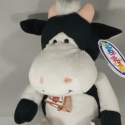 Mary Meyer Holstein Cow Plush Stuffed Animal Dairy Hopscotch Wisconsin Farm Bell • $12.59