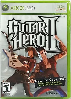 Guitar Hero II - Xbox 360 (Microsoft Xbox 360 2007) BRAND NEW - SEALED • $24.99