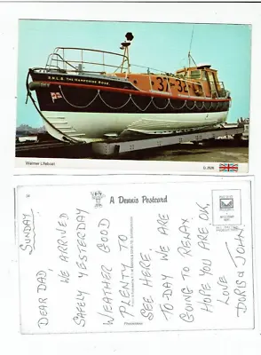 Postcard Colour Photo Of Walmer Lifeboat. • £1.15