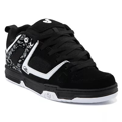 DVS Men's Gambol Low Top Sneaker Shoes Black White Footwear Skateboarding Ska • $148.09