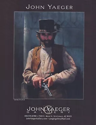 JOHN YAEGER Art Gallery Exhibit ~ Cash Only ~ VINTAGE PRINT AD ~ 2005 • $9.99