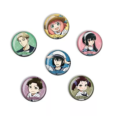 6 Pack Spy X Family Pin Set Anime Manga Cosplay Button Badge 1.25 Inch Anya Yor • $6.10