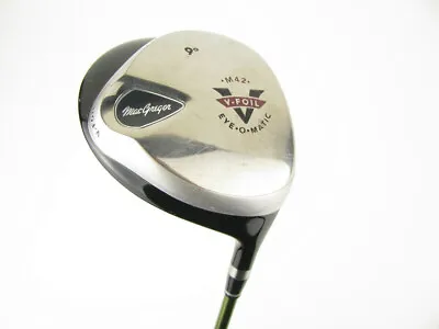 Macgregor V-Foil M42 Eye O Matic Driver 9 Degree With Graphite Aldila NV 75-S • $59.99