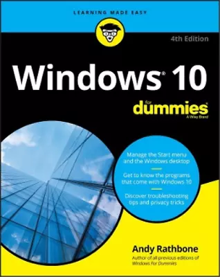 Andy Rathbone Windows 10 For Dummies (Paperback) • $55.09