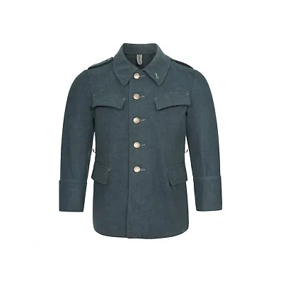 Wool Jacket Swiss Army Vintage Surplus Original Military Tunic Uniform Dress Top • £42.74