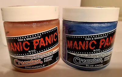 Manic Panic Creamtone Hair Dye Vegan Pastel Perfect Blue Angel Dreamsicle Orange • $12.50