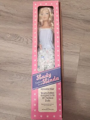 Lady Linda Fashion Doll 18 Inch Boxed Mego Toys Hong Kong 1979 Vintage UP • $56.95