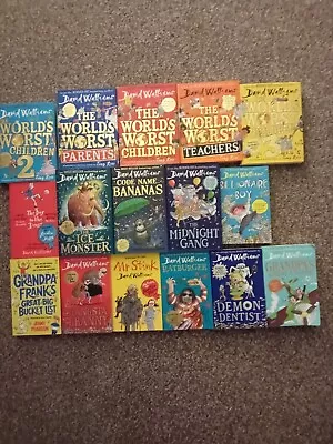 David Walliams Super Book Bundle Several Hardbacks And 1st Editions - 18 Books • £22