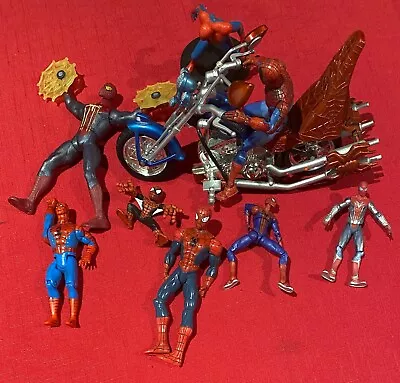 Spider-Man Action Figure Toy Bundle Lot Hasbro Marvel • £7.99