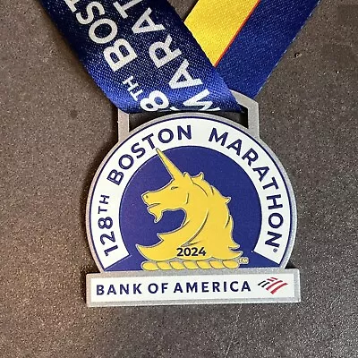 2024 - 128th Boston Marathon Bank Of America B.A.A Finishers Medal • $850