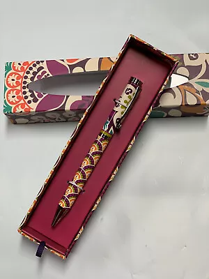 Vera Bradley Plum Crazy BALL POINT Pen Refillable INK For Purse Bag Backpack NWT • $23.50