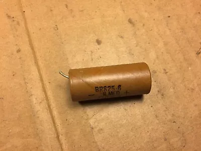 Vintage Cornell-Dubilier 8 Uf 250v Paper Capacitor Guitar Tube Amp Cap 1950s  • $5