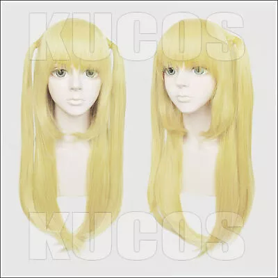 Death-Note Misa-misa Amane-Misa Cosplay Wig Wig Perruque Parrucca Blonde 60cm • $26.29