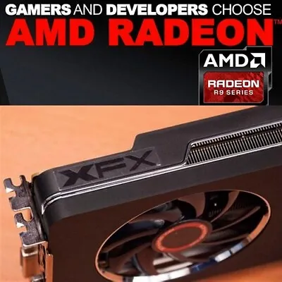 XFX AMD (R9-280X-TDFD) 3GB GDDR5 SDRAM PCI Express 3.0 X16 Video Card • $125
