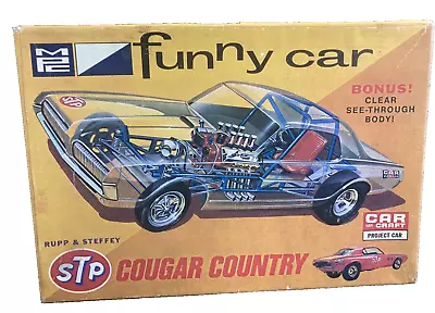 1/25 MPC STP Cougar Country Funny Car Model Kit In Box • $50