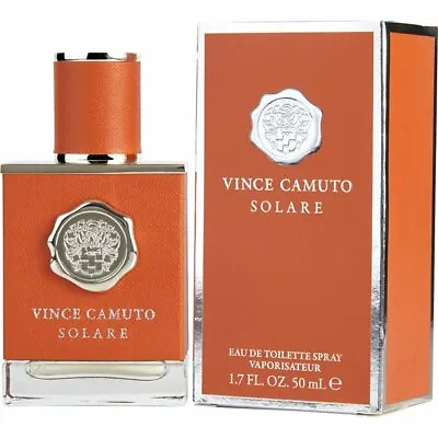 Men Vince Camuto Solare Cologne 1.7 Oz / 50 Ml EDT Spray New In Box (not 3.4) • $20.99