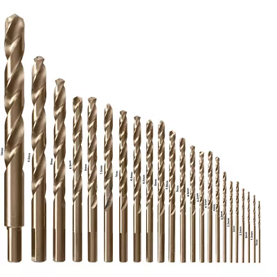 £3.45 • Buy Cobalt HSS Drill Bits For Stainless Steel Tough Strong Hard Metals 1mm To 10mm