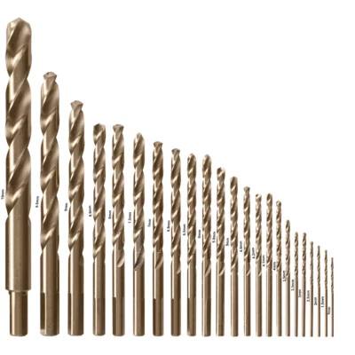 £3.45 • Buy Cobalt HSS Drill Bits For Stainless Steel Tough Strong Hard Metals 1mm To 10mm