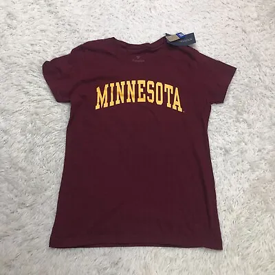 NWT Minnesota University Golden Gopher T Shirt Womens Medium Maroon • $18.89