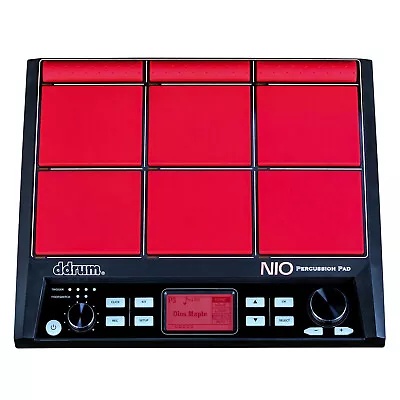 Ddrum NIO 9-Pad Drum-Trigger Percussion Pad W/ 30 Preset Kits MIDI I/O • $399