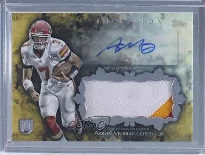 2014 Topps Inception Aaron Murray #IAJP-AU RPA Rookie Jumbo Patch Auto RC • $4.22