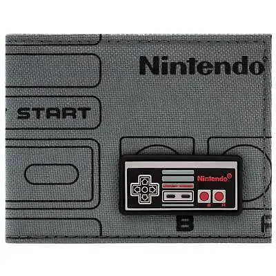 £16.99 • Buy New Official Nes Entertainment System Print Grey Id & Card Bi-fold Wallet