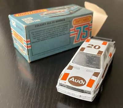 Matchbox Audi Quattro Rally 1-75 Collection 1982 Boxed Great Condition • £20