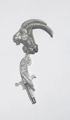 Vintage Berloque Austria Capricorn  Pin Jewelry Brooch • $129