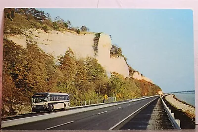 Illinois IL Alton Grafton Mississippi River McAdam Highway Great Road Postcard • $0.50