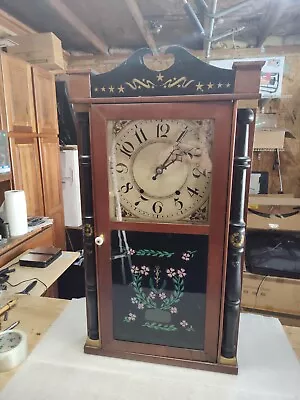 Silas Hoadley Mantle Shelf Clock Decorative DOES NOT WORK INCOMPLETE  • $700