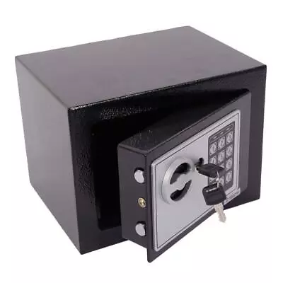 Safe Digital Electronic Key Pad Lock Cash Box Home Security Heavy Duty Steel • $30.99