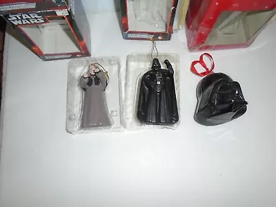 3Hallmark Star Wars Darth Vader And Friends Ornament Christmas Decoration  • $29.99