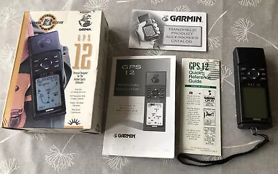 £40 • Buy Boxed Garmin GPS 12 Handheld Personal Navigator GPS System 12 Channel Receiver