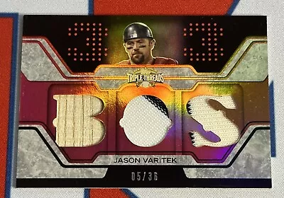 2008 Topps Triple Threads Jason Varitek #TTR-106 Bat & Jersey Relic /36  • $0.99