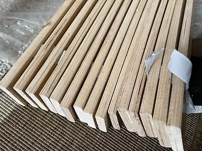 Ikea Sultan Luroy Single Bed Slats X15 Spares For Broken WOOD Slats Purley Cr8 • £19.99