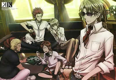 Poster Promo K Project Hakkenden Eight Dogs Of The East Anime Suoh Mikoto Misaki • $12.99