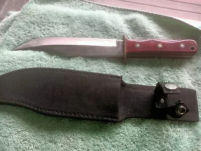 Magnum Rostfrei Bowie Knife And Sheath • $200