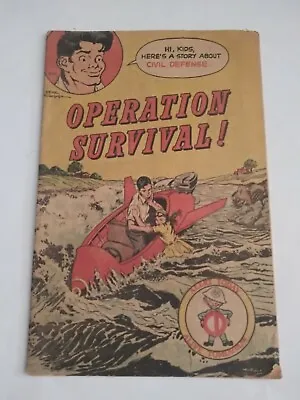 Al Capp Vintage Original Comic Book Operation Survival Civil Defense 1957 • $8.95