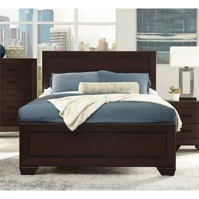 Coaster Kauffman 78.75  X 84.75  Wood Eastern King Panel Bed In Dark Cocoa • $404.99