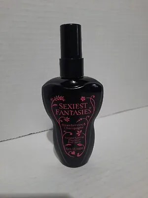 SEXIEST FANTASIES STRAWBERRIES & CHAMPAGNE 3.4oz Fragrance Body Spray Disco Rare • £17.36