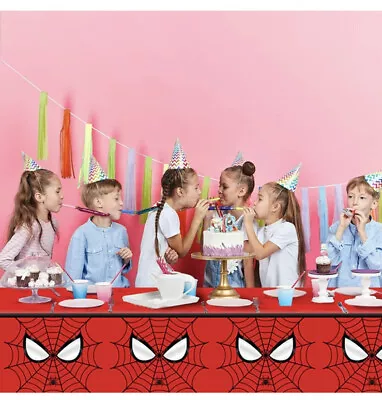 $5 • Buy 44pcs Spider-Man Party Supplies Set 24 Gift Boxes 2 Tablecloth 18 Bracelets