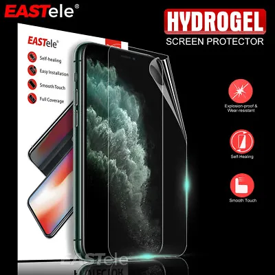 $9.95 • Buy For Apple IPhone 11 Pro XS MAX XR 8 7 6s Plus EASTele HYDROGEL Screen Protector