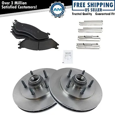 Brake Pad & Rotor Kit Posi Metallic Front For Ford Expedition Lincoln • $183.01