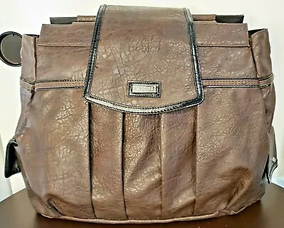 NEW - MICHE - Prima Bag Shell -  Katheryn  Brown Faux Leather • $12.95