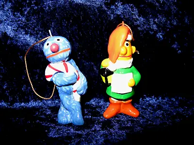 1980's Sesame Street Muppets Christmas Ornaments • $12