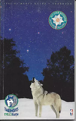 1993-94 Minnesota Timberwolves Media Guide • $10.99